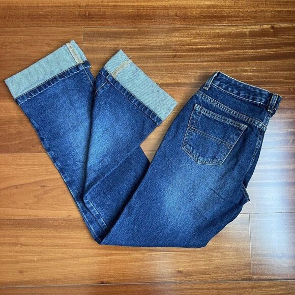 Tommy Hilfiger Jeans  Womens Size 1 Flag Logo Cuff Roller Jean Dark 27 x 30.5 - Picture 7 of 12